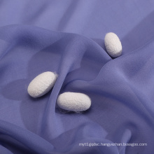 Wholesale A4 Size Free Sample 10M/M Pure Raw Silk Chiffon Fabric for Dress